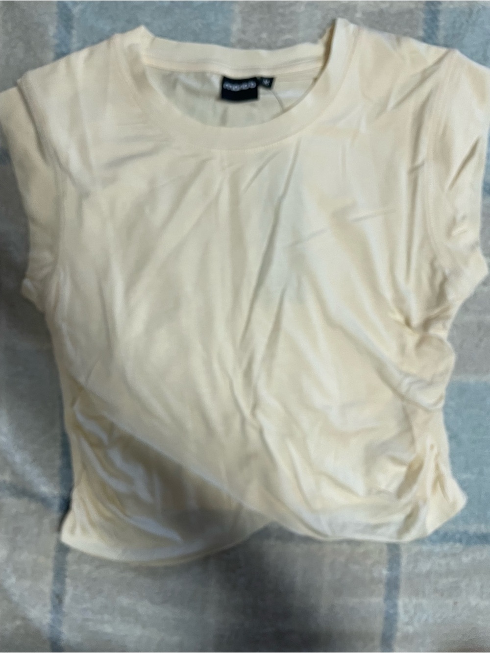 Mono B Short Sleeve Crewneck Tee in Cream